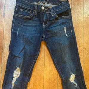 Flying Monkey distressed skinny jeans